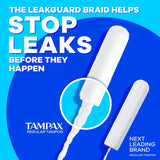 Pearl Tampons Trio Multipack with LeakGuard Braid – Super / Super Plus / Ultra, 45 Count