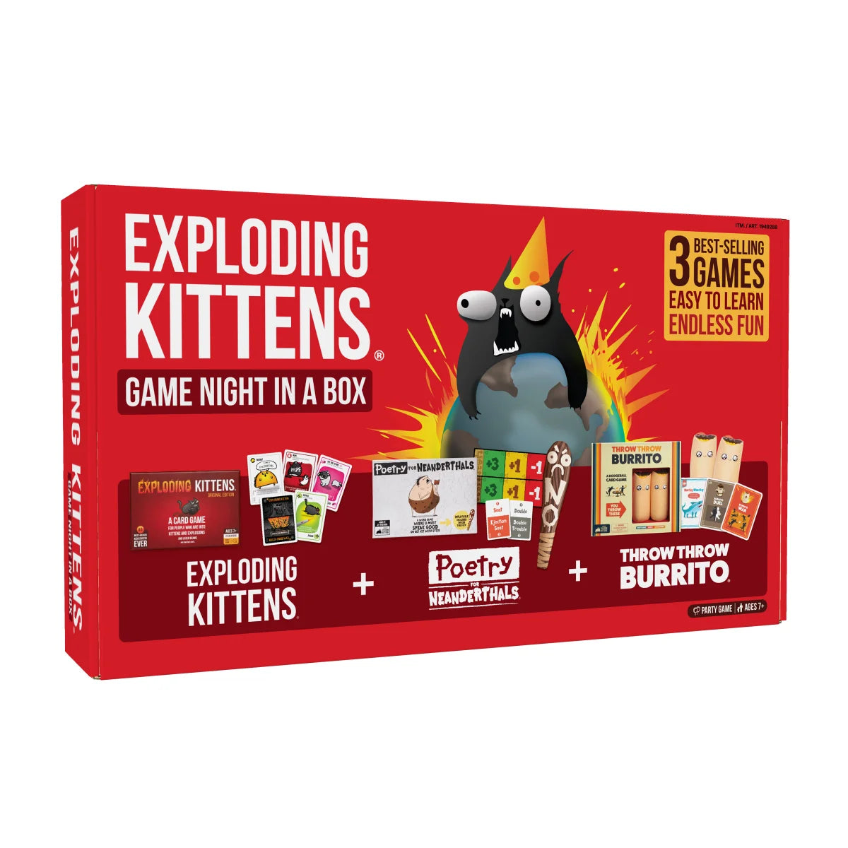 Exploding Kittens Game Night in a Box – English Version