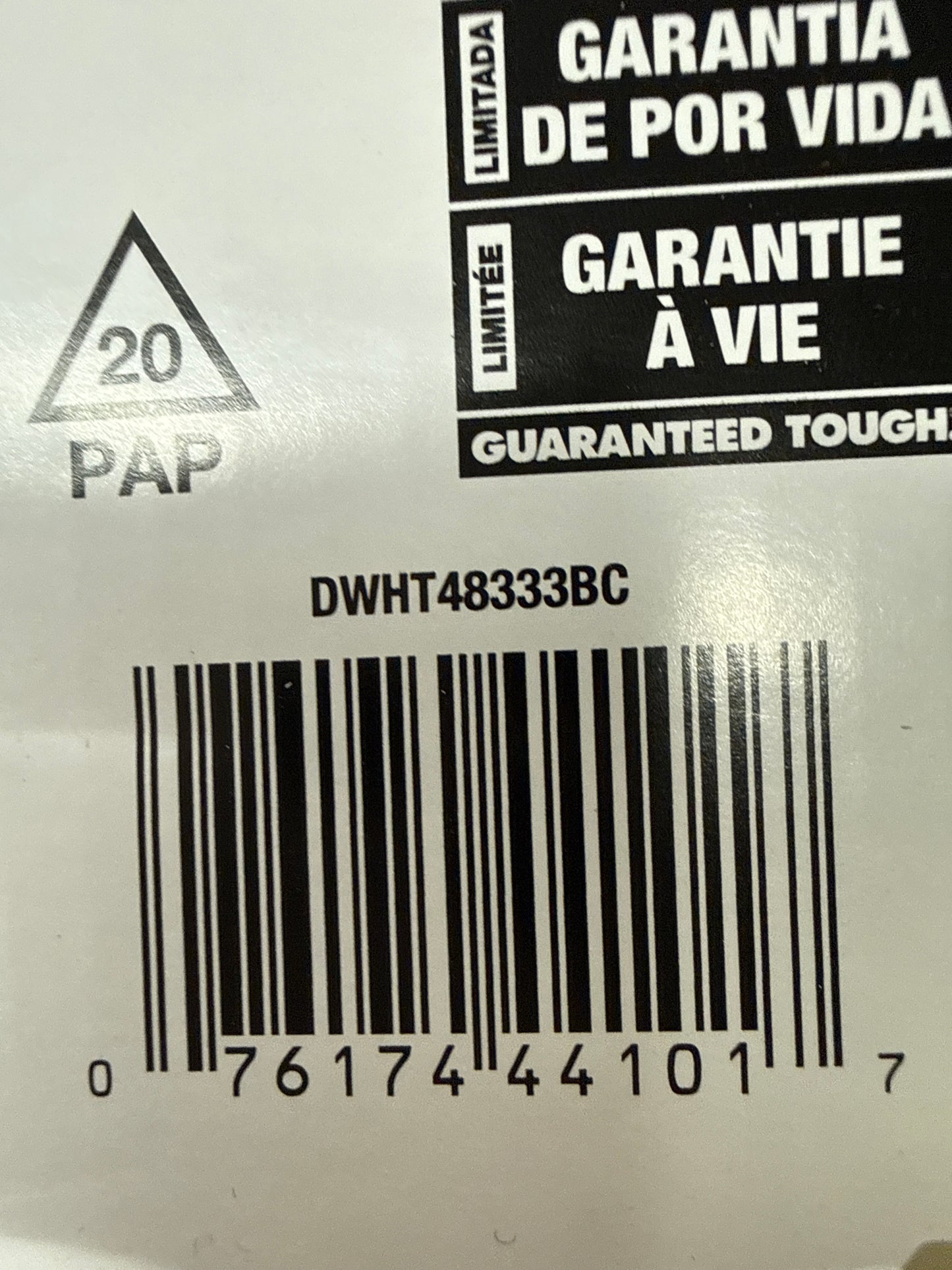 DEWALT DWHT48333BC Bi-Material Chalk Reel Kit Blue 100 ft