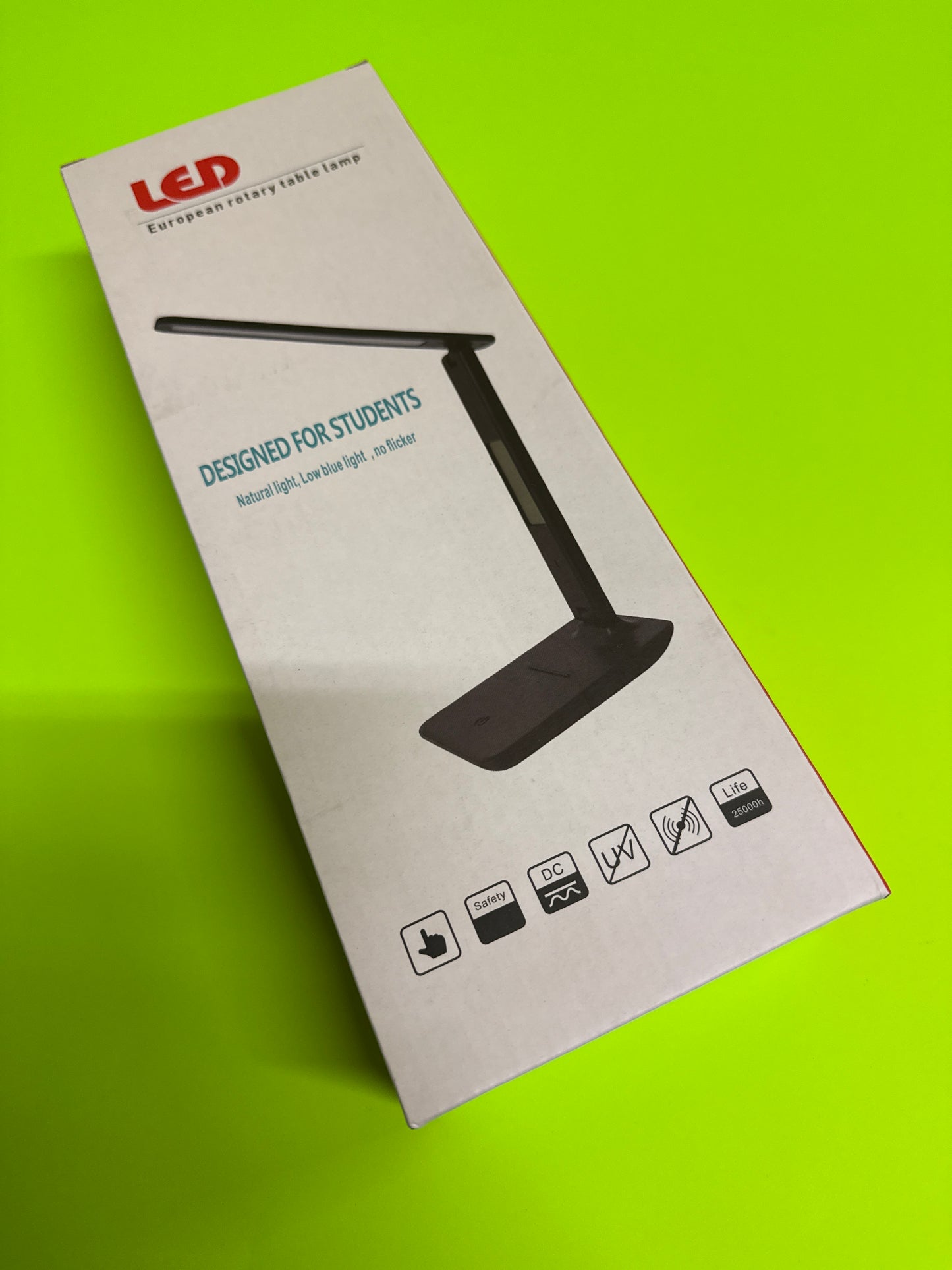 LED European Rotary Table Lamp – Stylish Adjustable Desk & Bedside Lighting