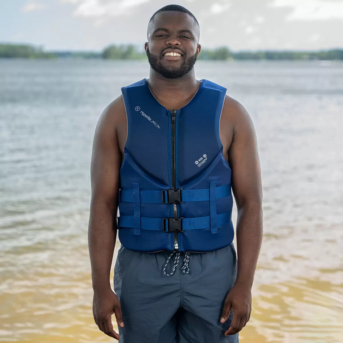 Hyperlite Men’s Life Vest Adjustable Water Sports Life Jacket