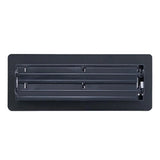 Manor House Black Low Profile Scroll Design Floor Registers – 3-Pack