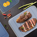Neoflam Translucent Cutting Board Set – 3-Piece Non-Slip Kitchen Board Collection
