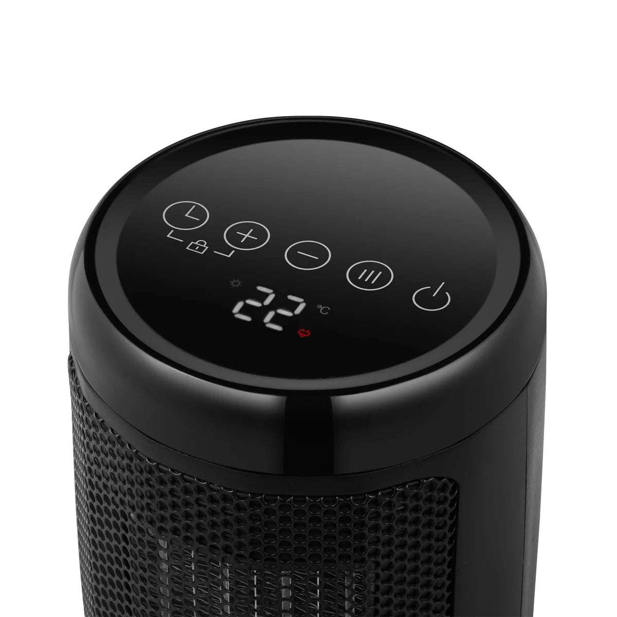 OmniHeat Digital Ceramic Personal Heater – 2-Pack, Adjustable Temperature & Compact Design