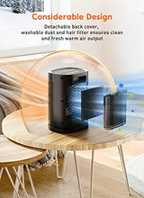 GiveBest Portable Electric Space Heater, 1500W Electric Heater with Digital Thermostat, Fast Safety Heating,12H Timer, Quiet Portable Heater for Indoor Use, Office