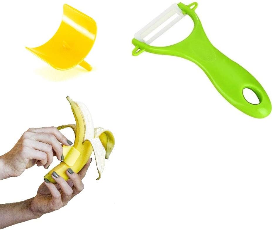 Banana Peeler and Ceramic Vegetable Peeler 2 pcs set product image