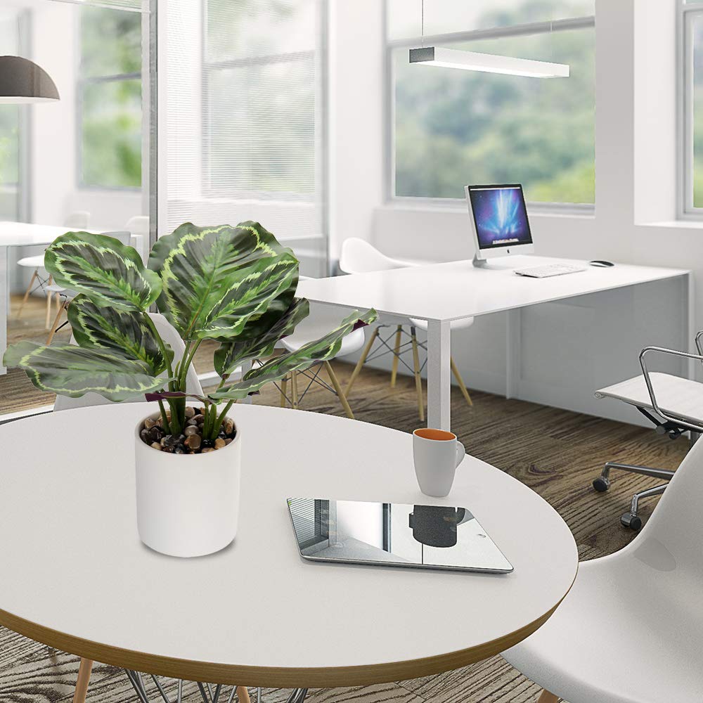 Threshold Artificial Potted Plants Green Faux Plants Indoor Small Fake Plant - OPEN BOX LIKE NEW