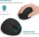 Jelly Comb Ergonomic Vertical Wireless Mouse – Comfortable, Anti-Strain Computer Mouse