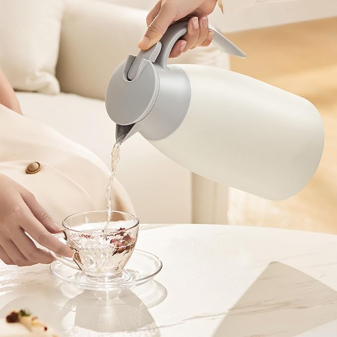 2L Stainless Steel Thermal Water Kettle – Double Wall Vacuum Insulated with High-Strength Handle