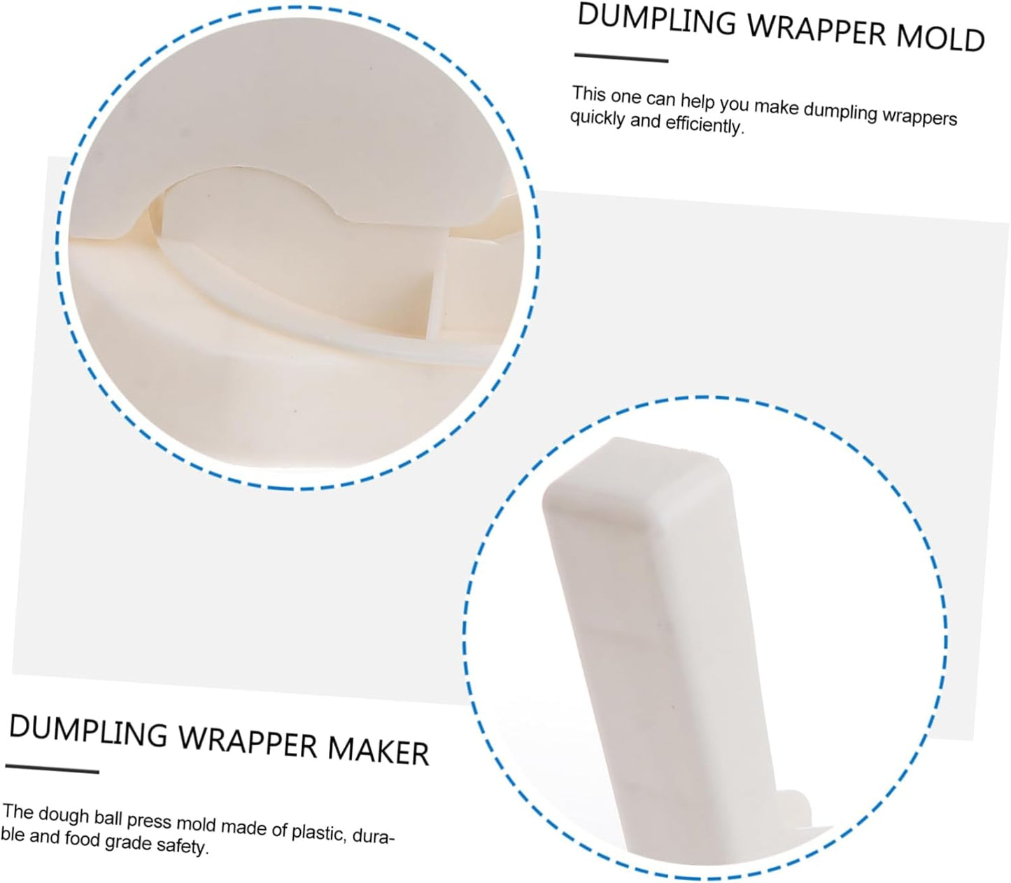 Dumpling & Pastry Skin Presser – Manual Food Press Tool for Dumplings, Empanadas, Ravioli & Pastries