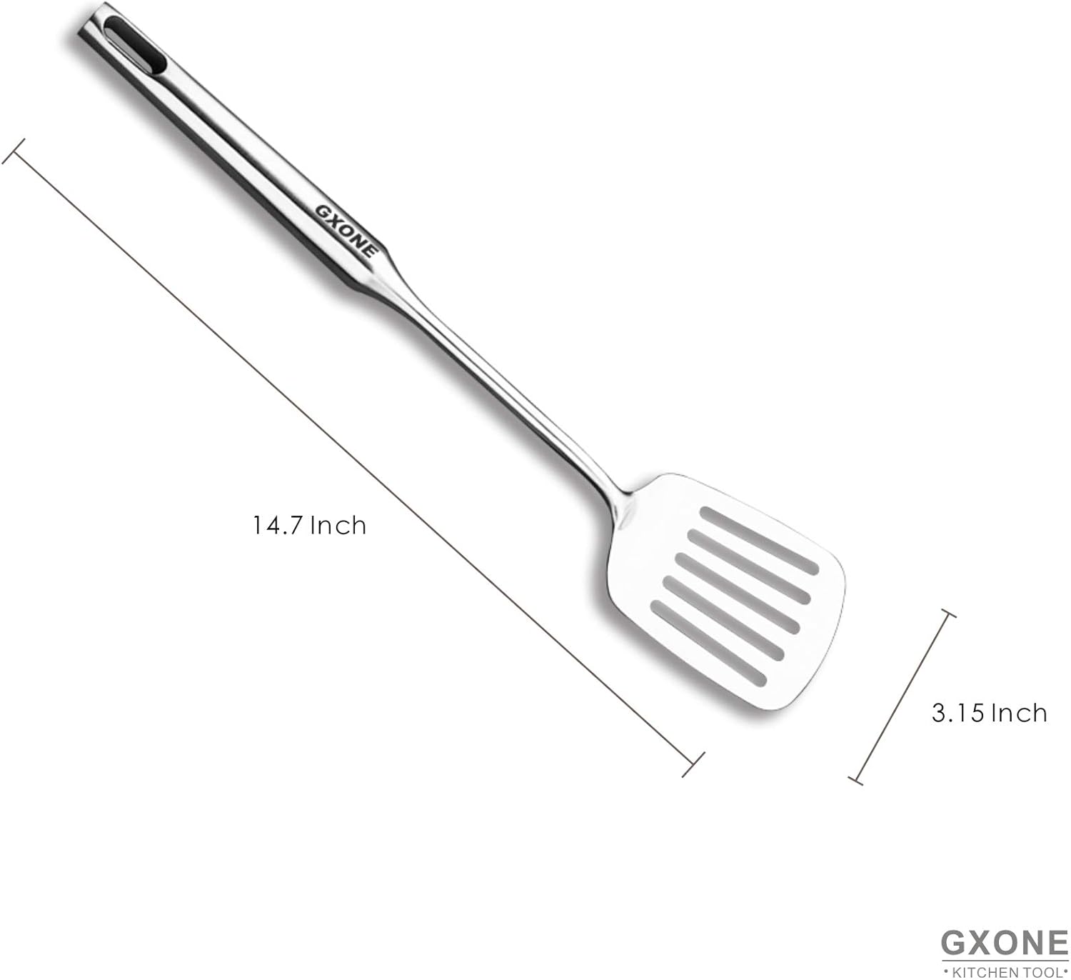 Stainless Steel Slotted Spatula – Durable, Heat-Resistant Kitchen Cooking Tool