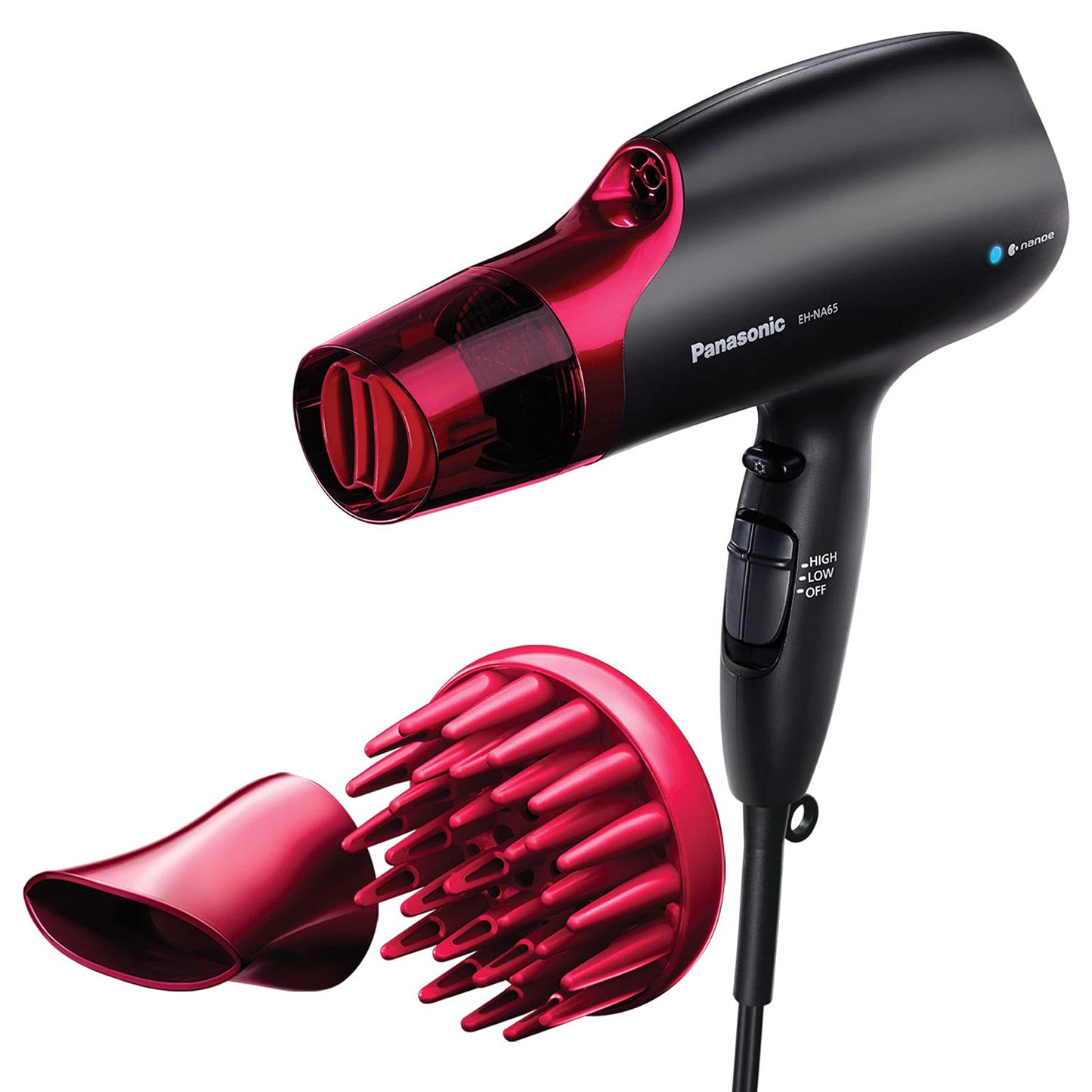 Panasonic EH-NA65-K Nanoe Hair Dryer – Professional Quality with Attachments