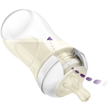 Philips Avent Natural Baby Bottles with Natural Response Nipples (Medium Flow, Flow 3), 9oz, 3-Pack, SCY903/93