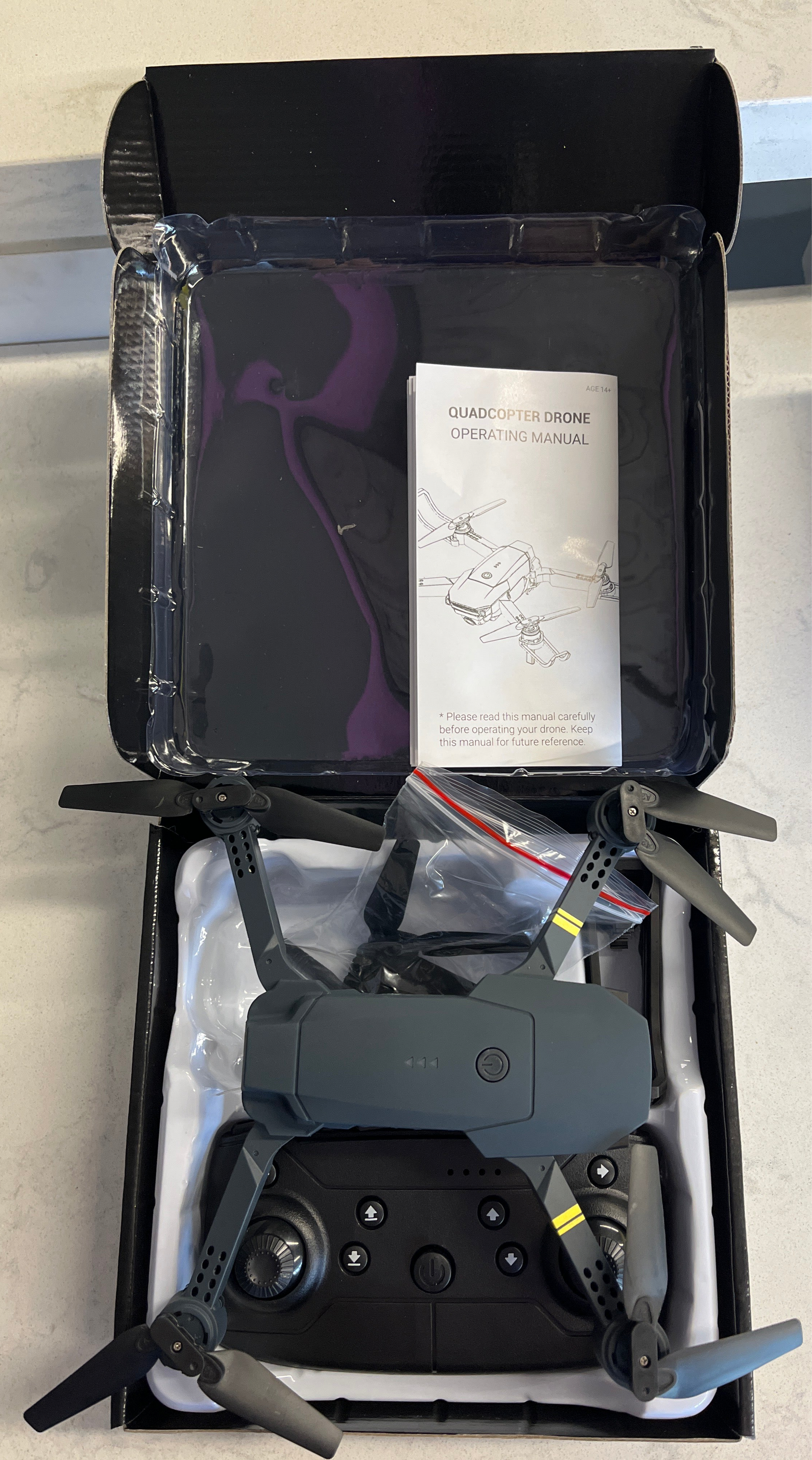 MOCVOO Drones with Camera for Adults Kids, Foldable RC Quadcopter, Helicopter Toys, 1080P FPV Video Drone for Beginners, 2 Batteries, Carrying Case, One Key Start, Altitude Hold,Headless Mode,3D Flips