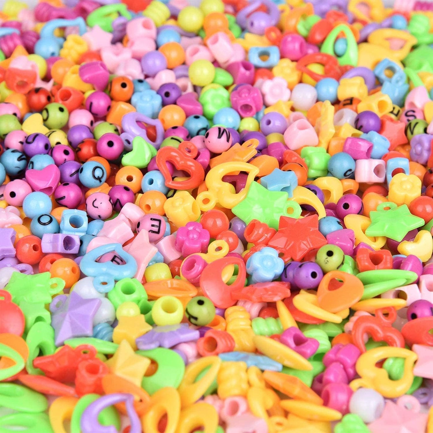 FUN LITTLE TOYS Pop Beads Jewelry Making Kit – 2000+ PCS DIY Bracelet & Necklace Set for Girls Ages 6+