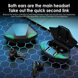 G11 Earphone - 5.0 Wireless Stereo HiFi Bule-Tooth Headset - Low Latency Noise Cancelling Headset