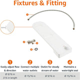 Amazon Basics Non-Electrical Slim Toilet Bidet – Adjustable Water Flow for Personal Hygiene