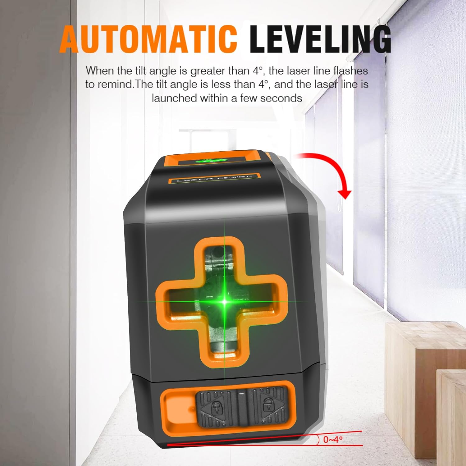 Tacklife Cross Line Laser Level – Model SC-L01