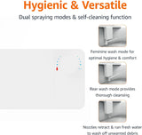 Amazon Basics Non-Electrical Slim Toilet Bidet – Adjustable Water Flow for Personal Hygiene