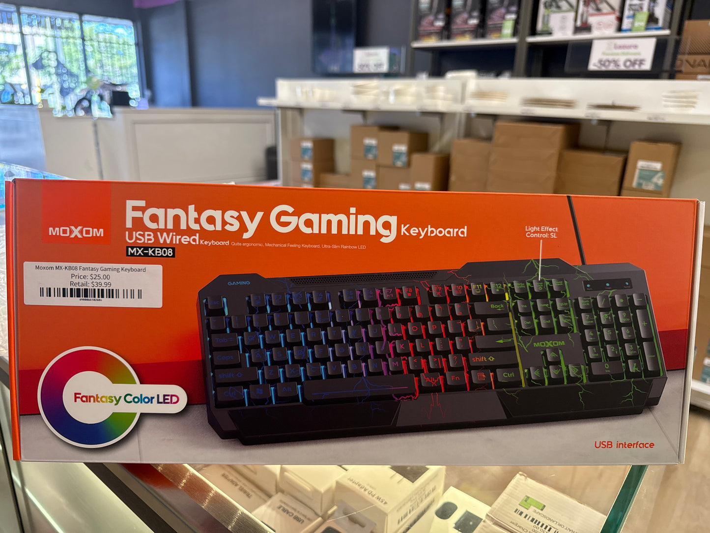 Moxom MX-KB08 Fantasy Gaming Keyboard product image