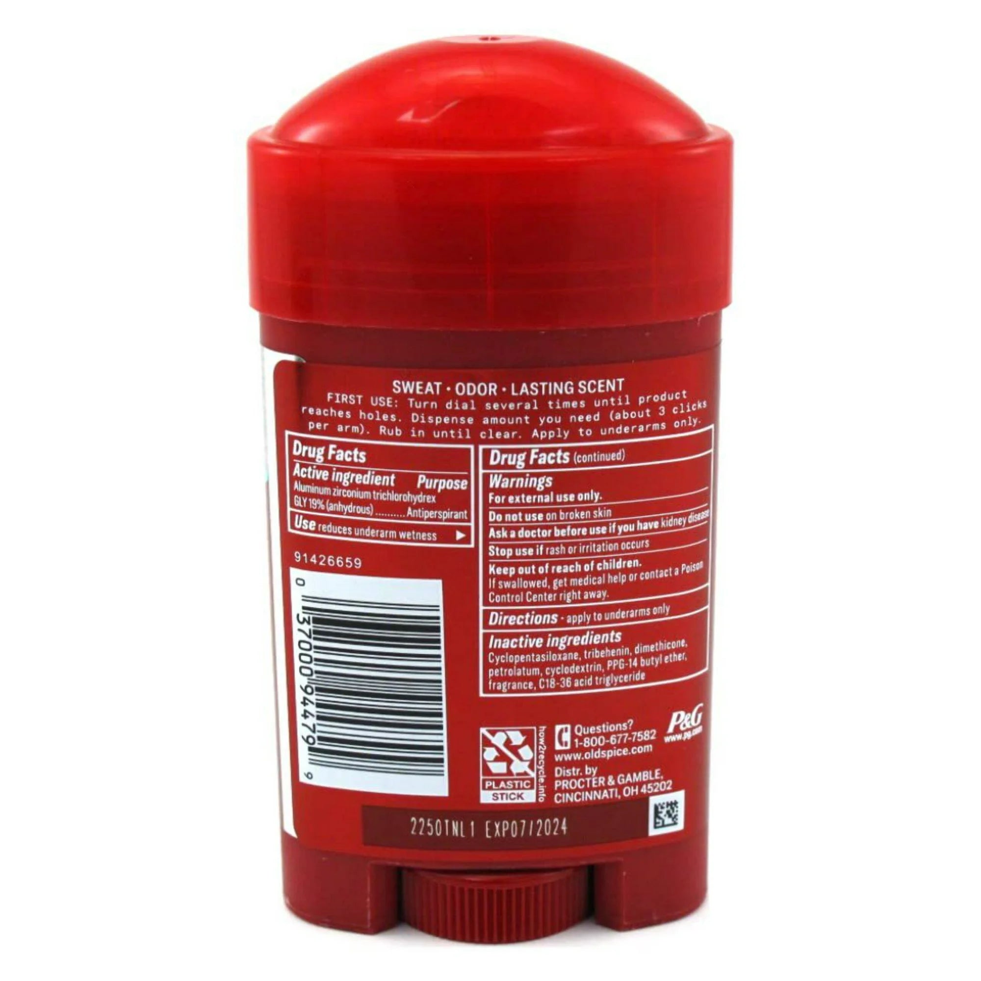 Old Spice Sweat Defense Antiperspirant Deodorant for Men – Pure Sport Plus, 2.6 oz