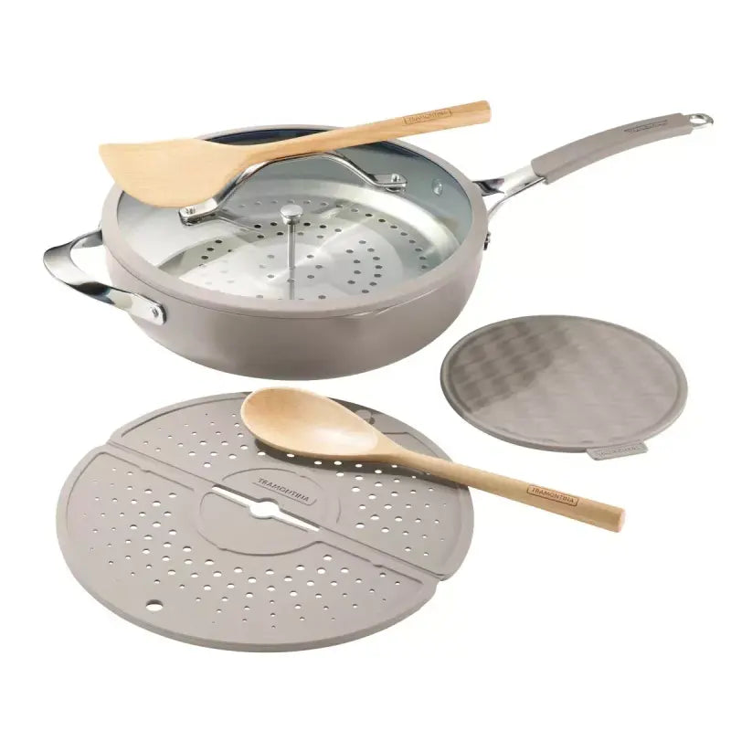 Tramontina 7-Piece All-in-One Plus Pan White product image