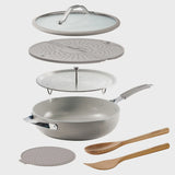 Tramontina 7-Piece All-in-One Plus Pan White