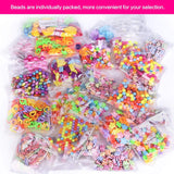 FUN LITTLE TOYS Pop Beads Jewelry Making Kit – 2000+ PCS DIY Bracelet & Necklace Set for Girls Ages 6+
