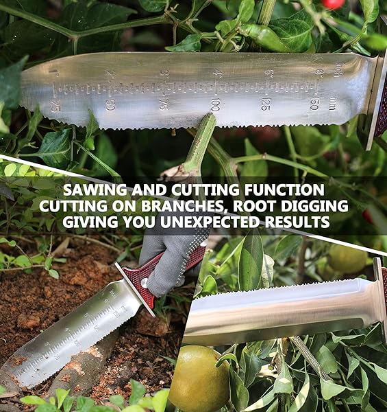 Gardening Knife with Depth Measurements – Hori Hori Style