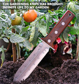 Gardening Knife with Depth Measurements – Hori Hori Style