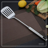 Stainless Steel Slotted Spatula – Durable, Heat-Resistant Kitchen Cooking Tool