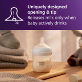 Philips Avent Natural Baby Bottle with Natural Response Nipple (Slow Flow, Flow 2), 4oz, 3-Pack, SCY900/93