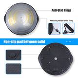 NICEC Large Balance Ball – Silver | Exercise & Stability Ball for Fitness & Core Training