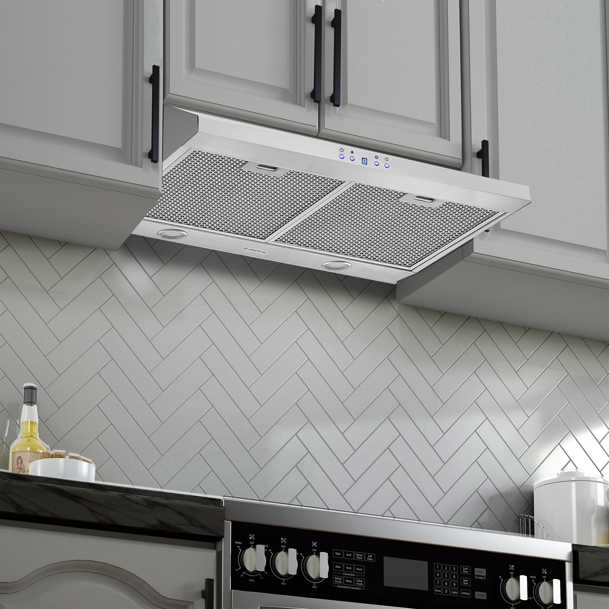 Ancona 30" Ducted Under-Cabinet Range Hood in Stainless Steel
