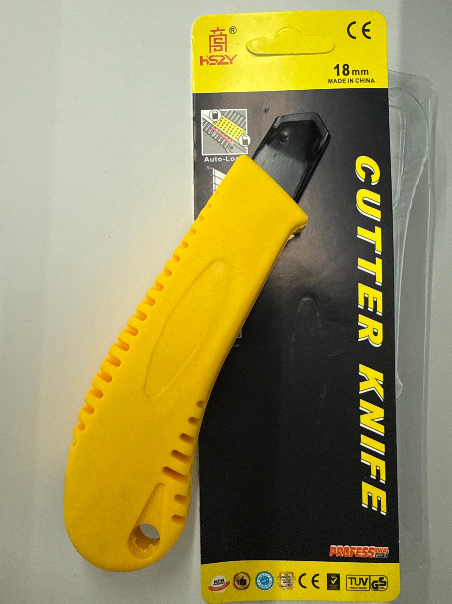 HSZY Professional Utility Cutter Knife – Heavy Duty Snap-Off Blade 18mm