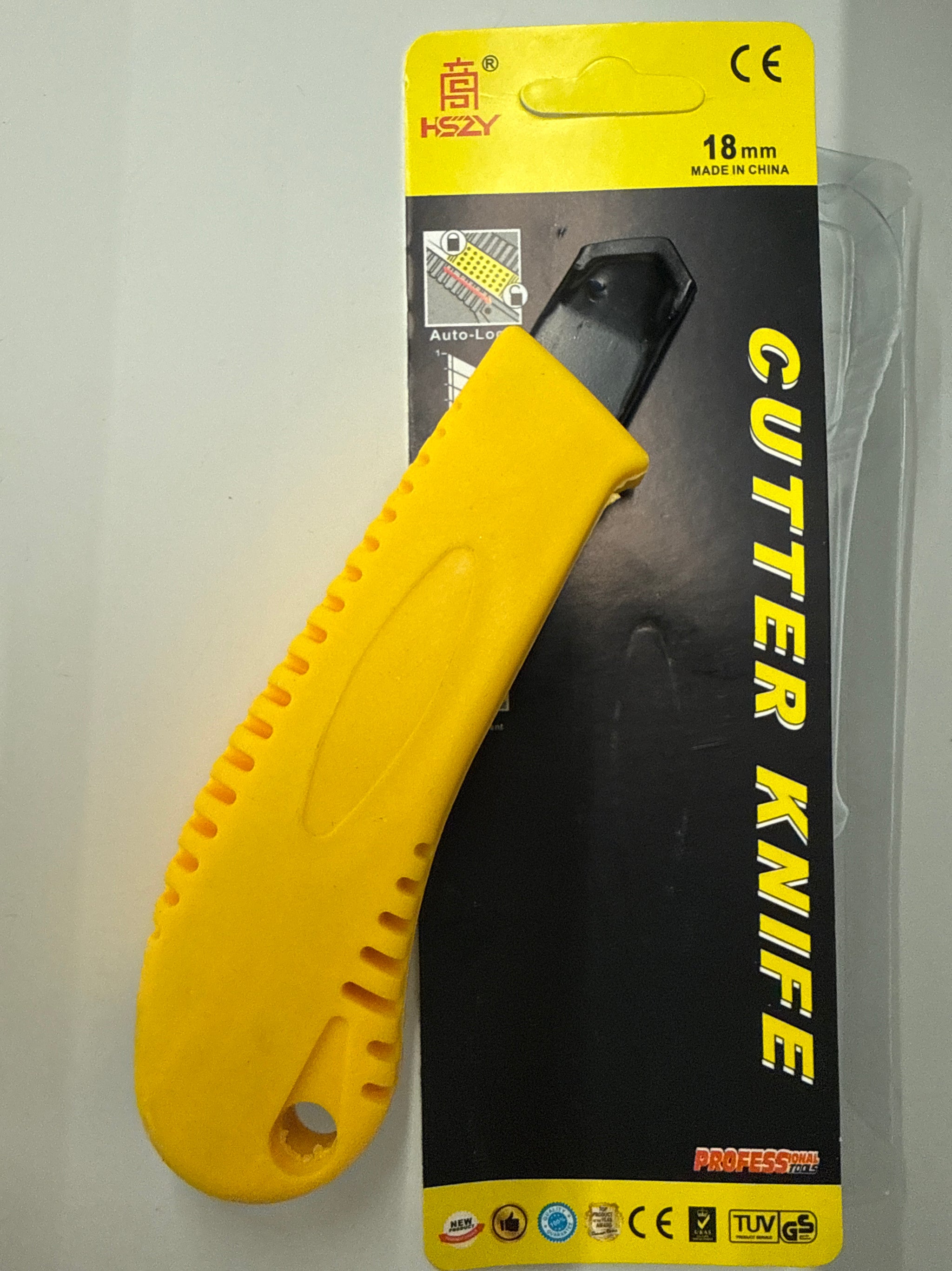 HSZY Professional Utility Cutter Knife – Heavy Duty Snap-Off Blade 18mm