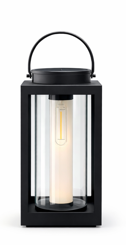 Sun Soaked Creations Solar LED Tabletop Lantern – Portable Outdoor & Indoor Lighting