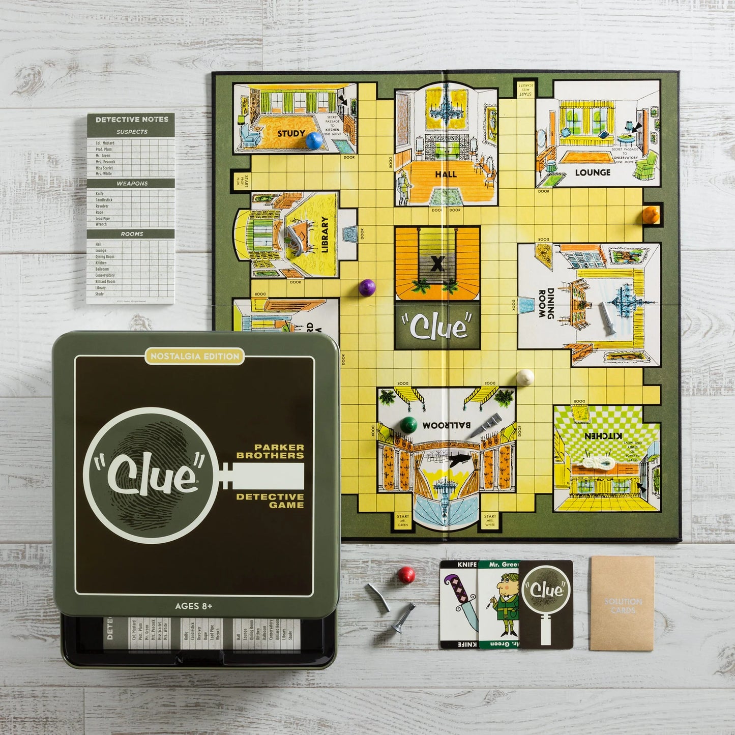 Clue Nostalgia Edition Board Game (Collectible Tin)