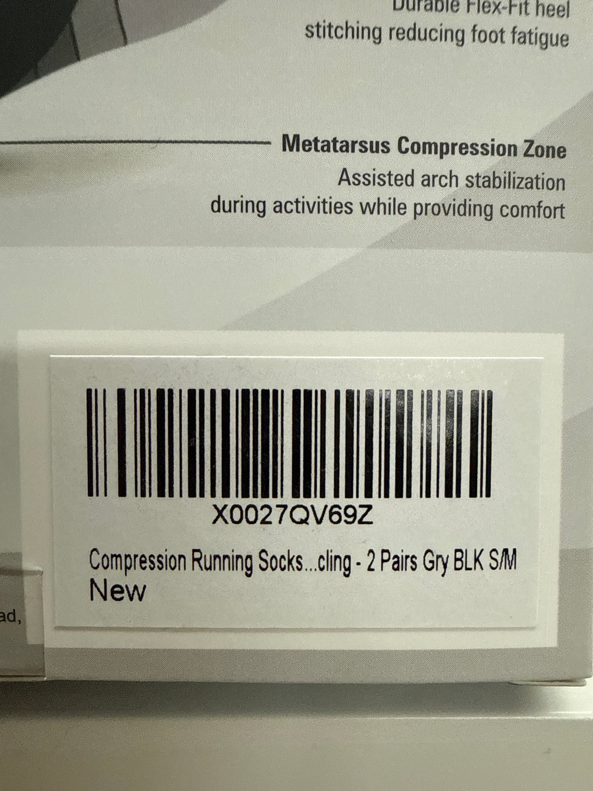 Physix Gear Sport Stamina Compression Socks – Low-Cut Edition (Size:S/M) (2 Pairs)