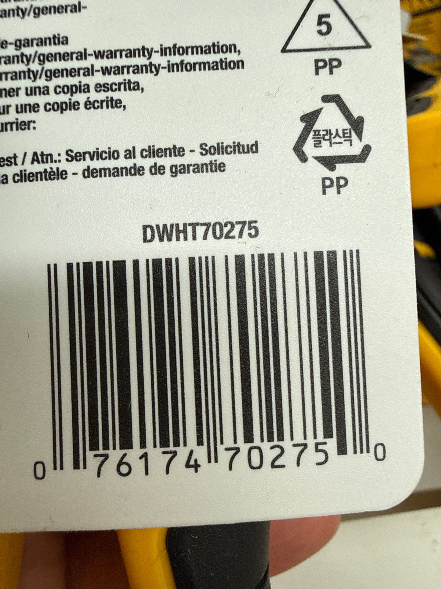 DEWALT DWHT70275 Compound Action Diagonal Cutting Pliers 7.5"