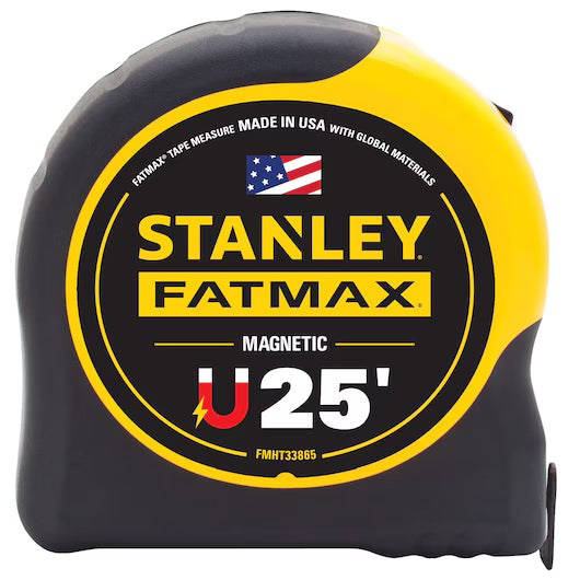 Stanley FatMax 25 ft Heavy-Duty Tape Measure (Model FMHT33865)