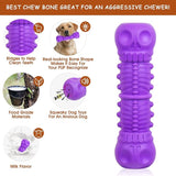 FRLEDM Large Dog Chew Toy – Durable Rubber Bone