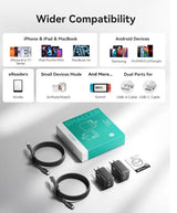 INIU USB C Charger, 30W 2-Pack PD Fast Charging, [USB C + USB A] iPhone 17 Compact Foldable Wall Charger, GaN Tech Type C Power Adapter for iPhone 17 16 15 Pro Max, Samsung S25 S24 iPad Pro Air etc