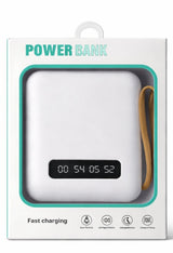 K16 Power Bank – 10,000mAh with 4 Built-In Charging Cables