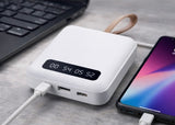 K16 Power Bank – 10,000mAh with 4 Built-In Charging Cables
