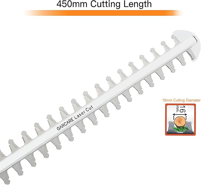 Garcare GPHT06 Corded 2-in-1 Pole Hedge Trimmer – Powerful & Adjustable