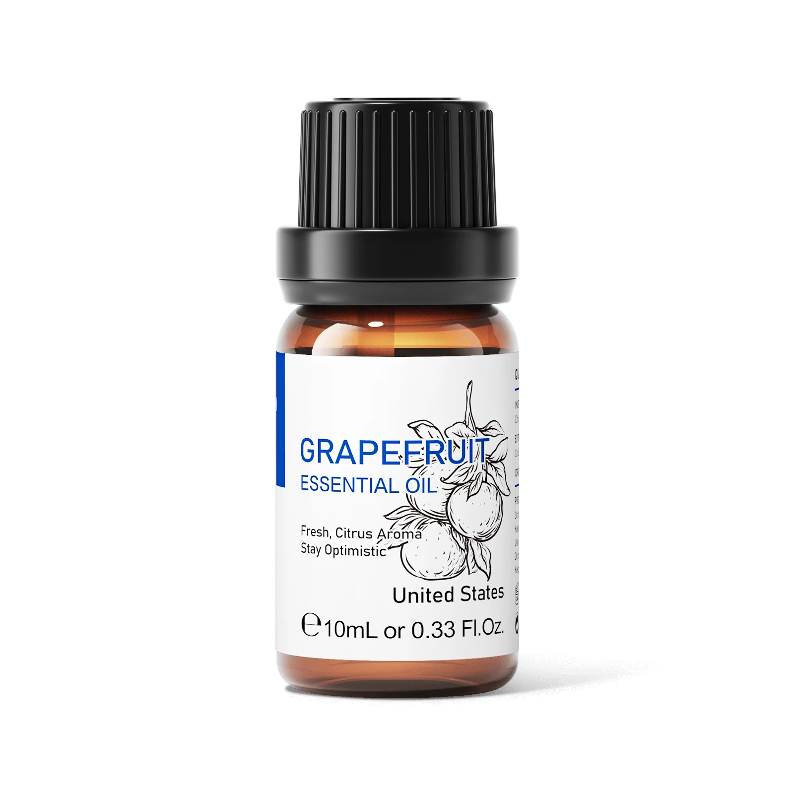 Hiqili Essential Grapefruit Oil 10ml (0.33 fl oz) – 100% Pure Aromatherapy Essential Oil