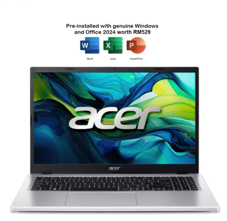 Acer Aspire Lite AL16-54P-55SD Laptop Light Silver product image