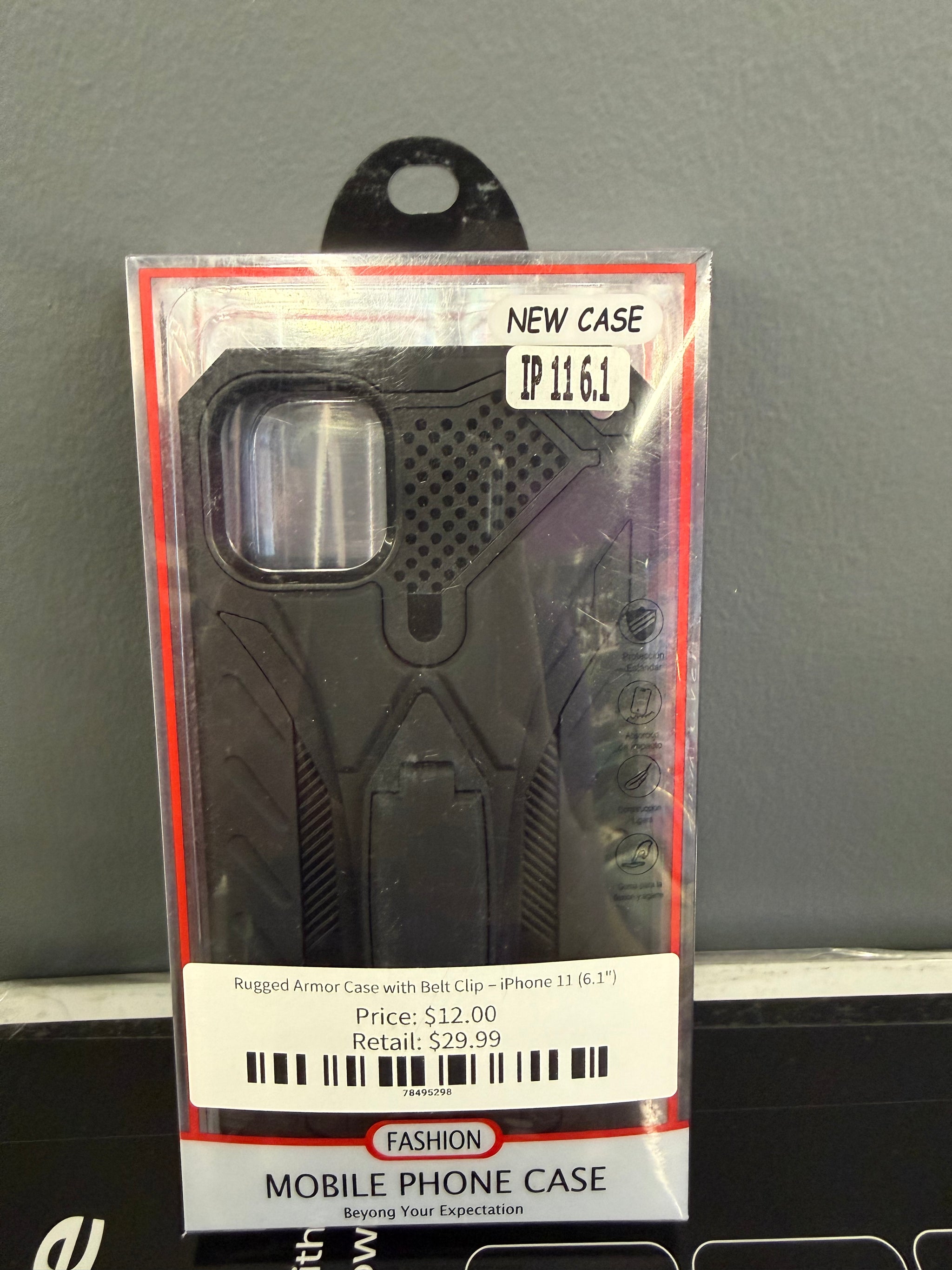 Rugged Armor Case with Belt Clip 

 iPhone 11 6.1" product image