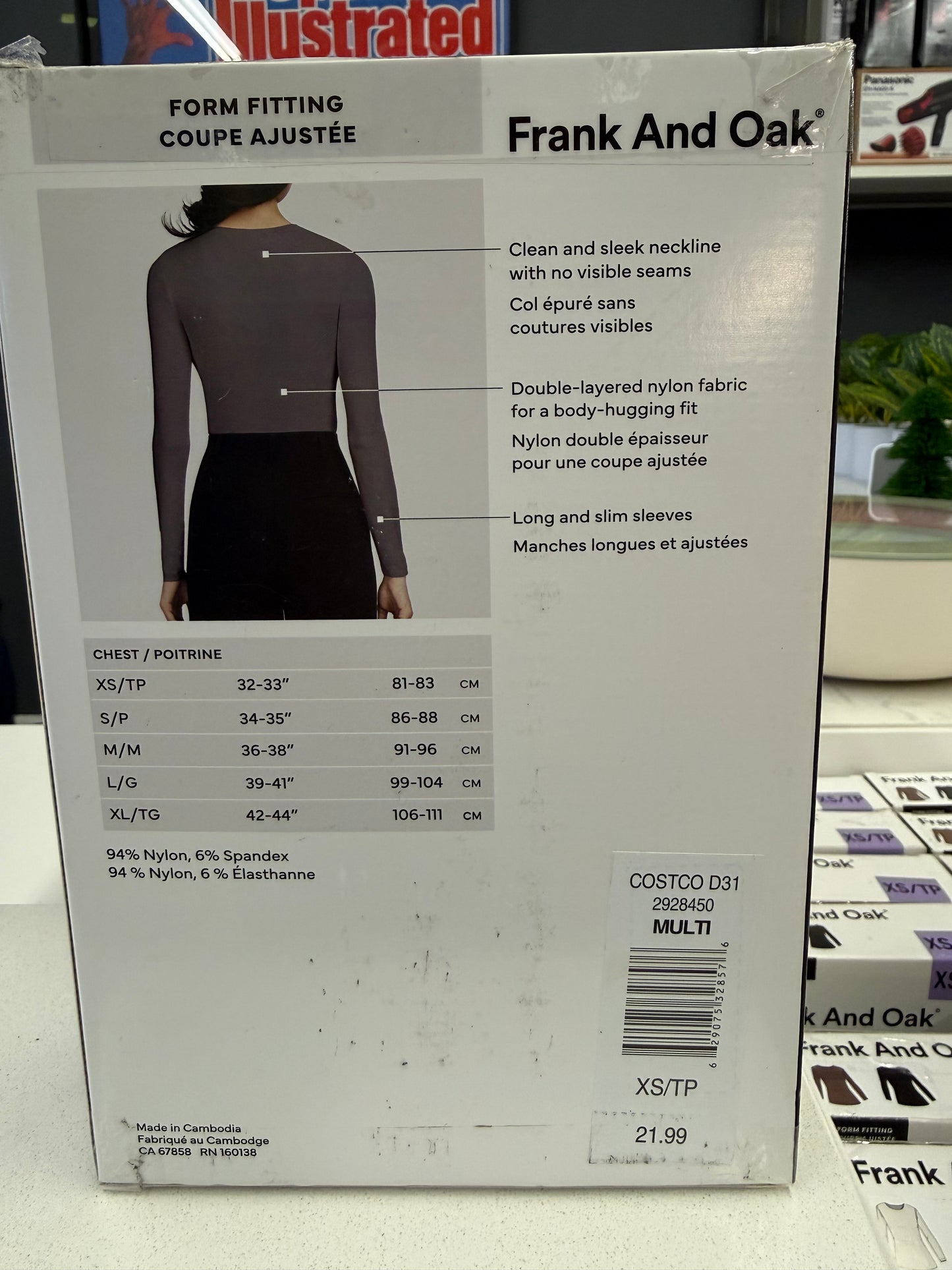 Frank And Oak Women’s Smoothing Contour Long Sleeve Tee (2-Pack)